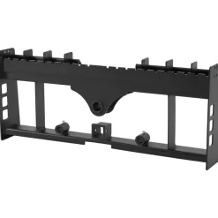 VEVOR Skid Steer Pallet Frame, 4000 lbs Rated Load Capacity, 45-inch Pallet Fork Frame Attachments with 2-inch Hitch Receiver & Spear Sleeves, Fit for Loaders Tractors Quick Attach Mount, Frame Only