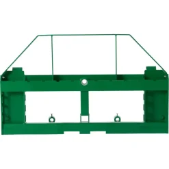 VEVOR Skid Steer Pallet Frame, 4000 lbs Rated Load Capacity, 45-inch Pallet Fork Frame Attachments with 2-inch Hitch Receiver & Spear Sleeves, Fit for John Deere Loaders Quick Attach Mount, Frame Only