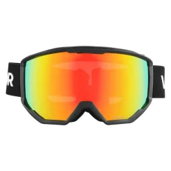 VEVOR Ski Goggles, Cylindrical Lens with Ice Blue Revo Coating, OTG Anti fog Snow Goggles for Men Women Youth, TPU Frame & Ventilation Structure, Suitable for Skiing, Skating, Snowboarding, Cycling