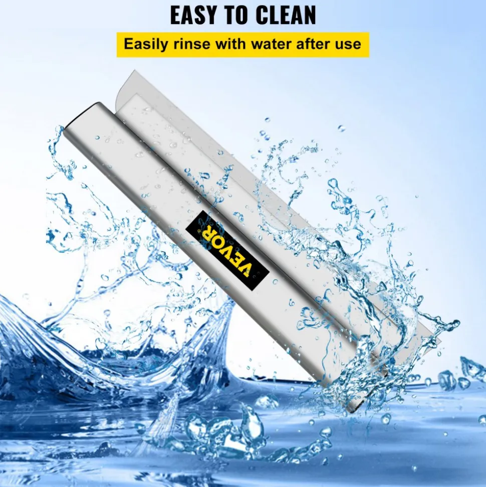 VEVOR Skimming Blade,32 inch Smoothing Knife, European Stainless Steel Construction Knife, Aluminum Blade Profile Smoothing Knockdown Spatula for Gyprock/Drywall/Wall-Board