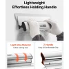 VEVOR Skimming Blade Set,10"+24"+32" Blades + 35"-78" Extension Handle，European Stainless Steel Construction Knife, Aluminum Blade Profile Smoothing Knockdown Spatula for Gyprock/Drywall/Wall-Boa