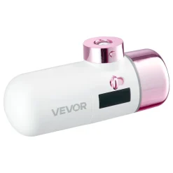 VEVOR Skincare Water Filter, Faucet Mount Water Filters with Micro-nano Bubble for Skin, Sink Tap Purifier, Removes Chlorine with 1 Filter, for Kitchen and Bathroom Faucets, Pink + Gold