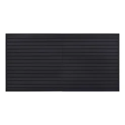 VEVOR Slat Wall Paneling, 8 x 4 ft, PVC Garage Slatwall with Modular Design, Black Slat Wall Easy-to-Install Adjustable Slatwall Panel with Coupling Structure & DIY Cutting, Fits for Storage & Display