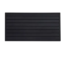 VEVOR Slat Wall Paneling, 2 x 4 ft, PVC Garage Slatwall with Modular Design, Black Slat Wall Easy-to-Install Adjustable Slatwall Panel with Coupling Structure & DIY Cutting, Fits for Storage & Display