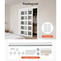 VEVOR Sliding Closet Door, 60