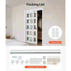 VEVOR Sliding Closet Door, 48