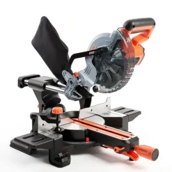 VEVOR Sliding Compound Miter Saw, 7-1/4 inch Blade, DC 18.5V Cordless Miter Saw, with LED Precision Alignment, Adjustable Angles, Battery and Charger Included, for Cutting Wood, Metals, Laminates