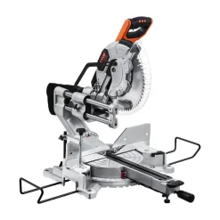 VEVOR Sliding Compound Miter Saw, 10-Inch Blade, 15 Amp Motor, 60-Tooth, Corded Double Bevel Sliding Miter Saw, LED Precision Alignment, Angle Adjustable, for Wood, Composite Decking, Laminates