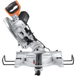 VEVOR Sliding Compound Miter Saw, 10-Inch Blade, 15 Amp Motor, 60-Tooth, Corded Double Bevel Sliding Miter Saw, LED Precision Alignment, Angle Adjustable, for Wood, Composite Decking, Laminates