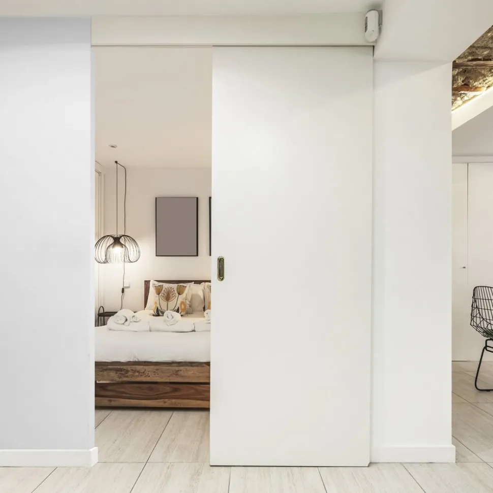 VEVOR Sliding Pocket Door Hardware Track Kit, 4.73 ft Heavy Duty Pocket Door Hardware Kit, Commercial Grade Pocket Door Hardware and Track Set for 24"-30" Wide Single Door, Smoothly and Easy to Install