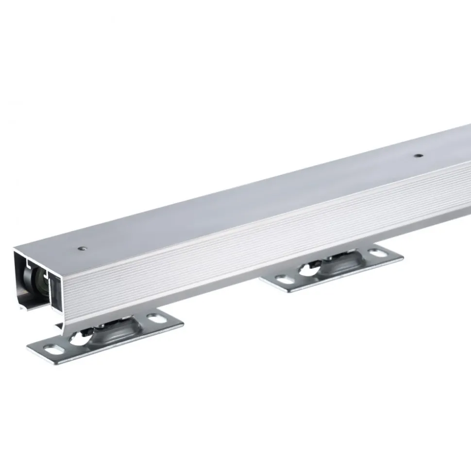 VEVOR Sliding Pocket Door Hardware Track Kit, 4.73 ft Heavy Duty Pocket Door Hardware Kit, Commercial Grade Pocket Door Hardware and Track Set for 24"-30" Wide Single Door, Smoothly and Easy to Install