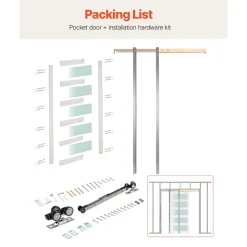 VEVOR Sliding Pocket Door, 36