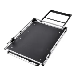 VEVOR Sliding Truck Bed Organizer, 65 x 48-Inch Heavy Duty Truck Bed Storage Drawer with 1000 lbs Capacity, Features 6 Movable Rings for Securing, 2-Postion Slide out Tray for Pickup Trucks, Black