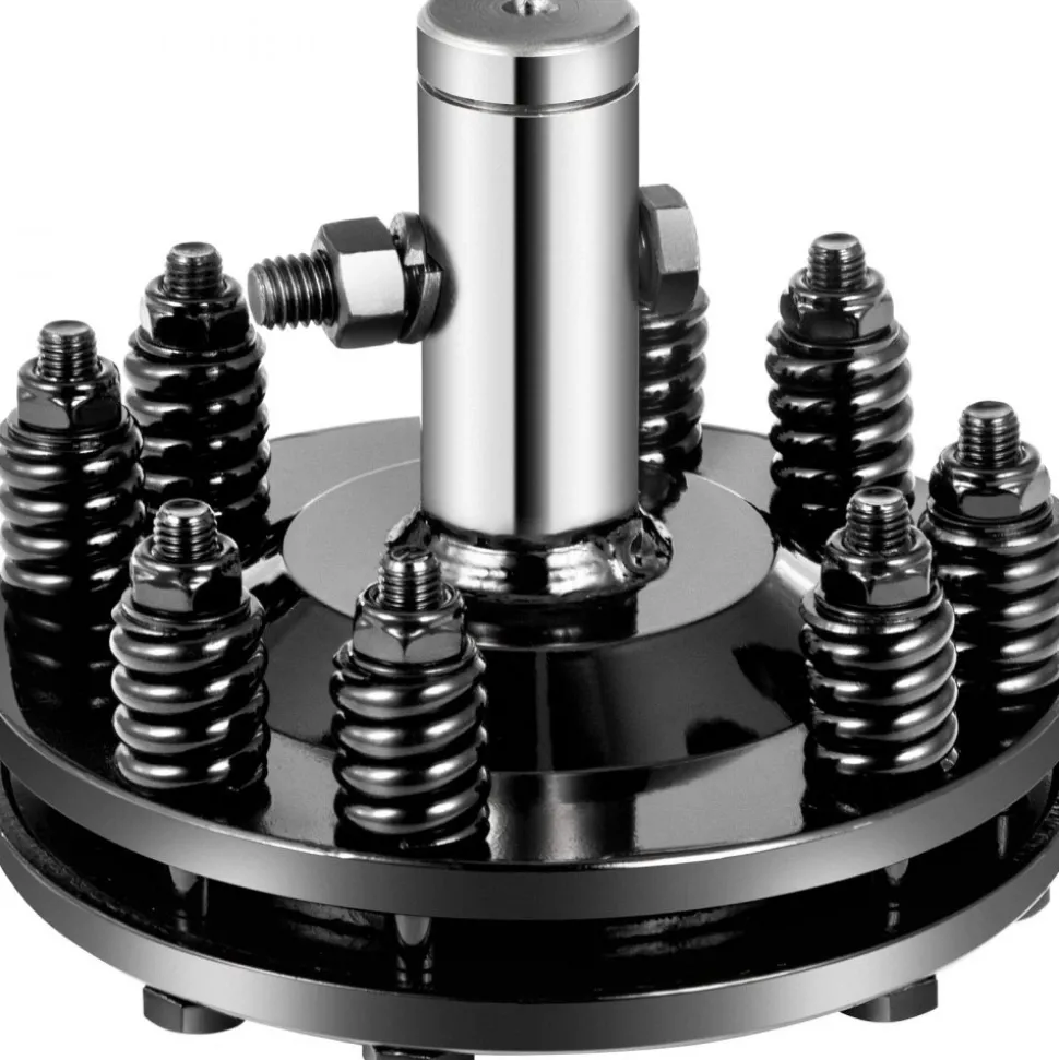VEVOR Slip Clutch, 1 3/8" PTO Slip Clutch, Smooth Round Ends PTO Friction Clutch, Carburized Steel Tractor Slip Clutch, Adjustable Rotary Cutter Slip Clutch, Black Brush Hog Slip Clutch for PTO Shaft