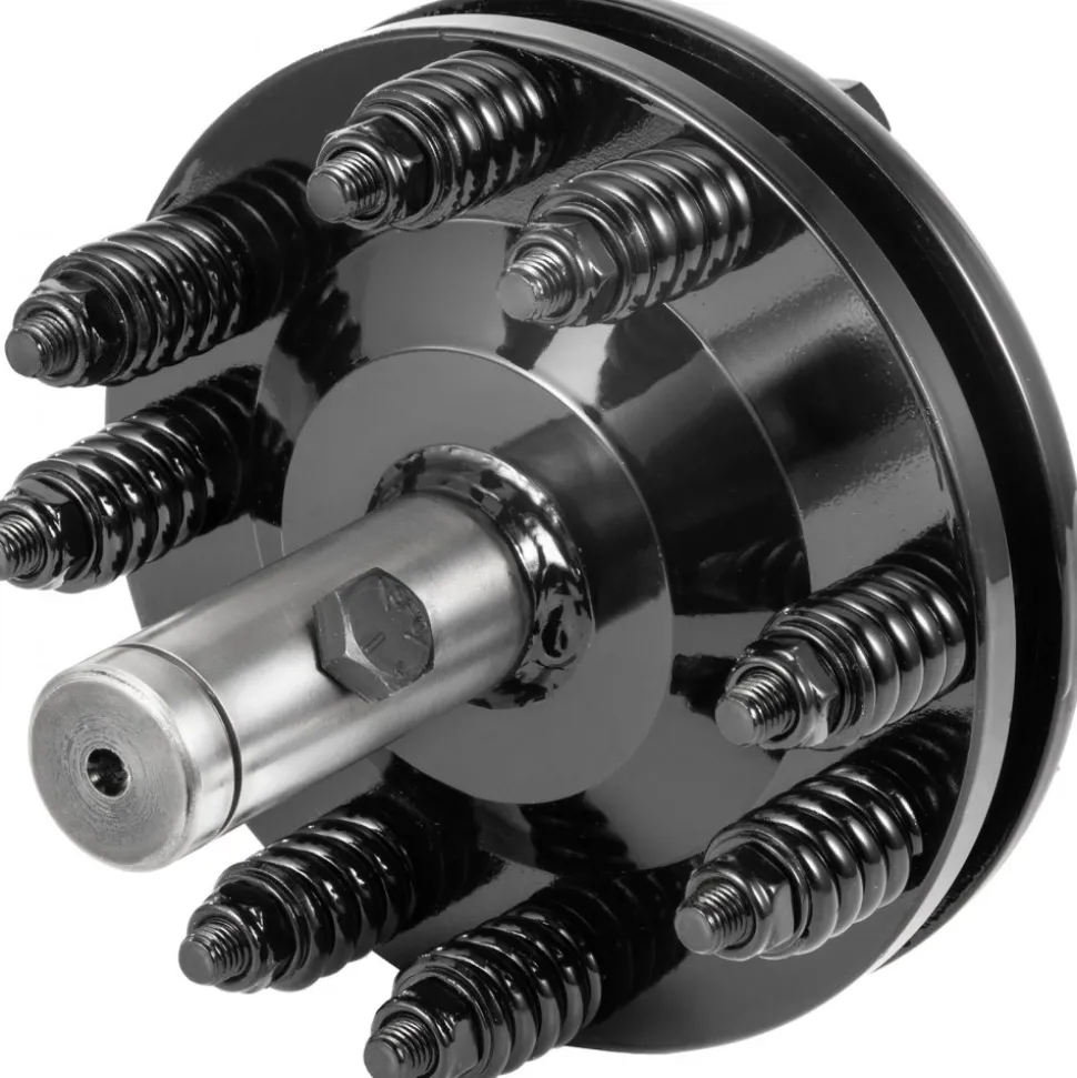 VEVOR Slip Clutch, 1 3/8" PTO Slip Clutch, Smooth Round Ends PTO Friction Clutch, Carburized Steel Tractor Slip Clutch, Adjustable Rotary Cutter Slip Clutch, Black Brush Hog Slip Clutch for PTO Shaft