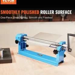VEVOR Slip Roll Machine, 24 inches Forming Width in 16 Gauge Capacity, Sheet Metal Slip Roller Rolling Bending Machine, with 2 Detachable Rollers for Low Carbon Steel Copper Sheet Aluminum Alloy Sheet