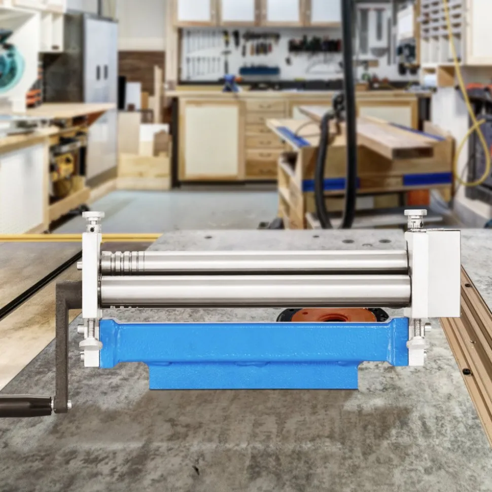 VEVOR Slip Roll Machine, 12.6 inches Forming Width in 20 Gauge Capacity, Sheet Metal Slip Roller Rolling Bending Machine, with 2 Detachable Rollers for Low Carbon Steel Copper Aluminum Alloy Sheet
