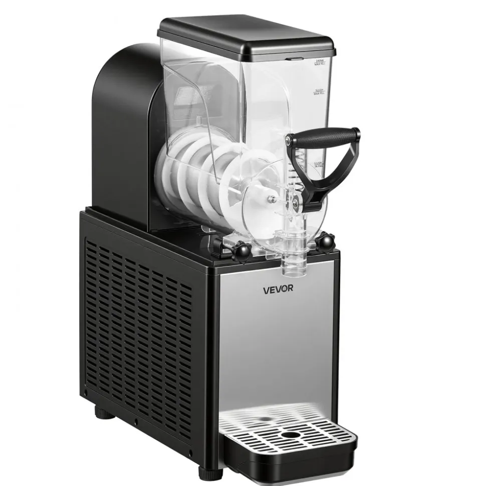VEVOR Slushie Machine, 6L/1.6Gal Commercial Slushy Maker, Frozen Drink Maker with Self-Cleaning, Margarita Machine for Restaurants Bars Party for Slushie, Margaritas, Milkshake & More