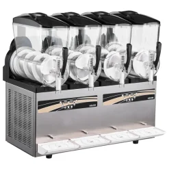 VEVOR Slushie Machine, 12L/3.17Gal x 4 Tank Commercial Slushy Maker, Frozen Drink Maker with Self-Cleaning, Margarita Machine for Restaurants Bars Party for Slushie, Margaritas, Milkshake & More