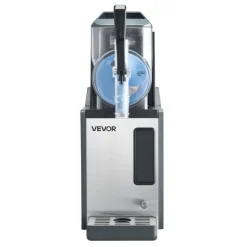 VEVOR Slushie Machine, 4L/135oz No Ice Needed Slushy Machine for Home, Frozen Drink Maker with Single Tank, Margarita Machine with Self-Cleaning, for Frozen Margaritas, Frappés, Milkshake & More