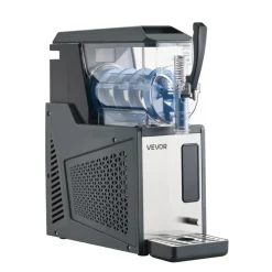 VEVOR Slushie Machine, 4L/135oz No Ice Needed Slushy Machine for Home, Frozen Drink Maker with Single Tank, Margarita Machine with Self-Cleaning, for Frozen Margaritas, Frappés, Milkshake & More