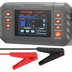 VEVOR Smart Battery Charger, 20-Amp, Lithium LiFePO4 Lead-Acid (AGM / Gel / SLA) Car Battery Charger with LCD Display, Trickle Charger Maintainer Desulfator for Boat Motorcycle Lawn Mower Deep Cycle