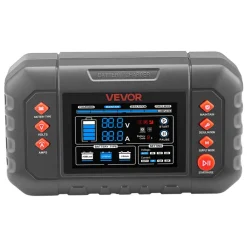 VEVOR Smart Battery Charger, 20A, 6V 12V 24V Lithium LiFePO4 Lead-Acid (Gel/AGM) Car Battery Charger, with LCD Display, Trickle Charging Maintainer Desulfator, for Car, Boat, Motorcycle, Lawn Mowers