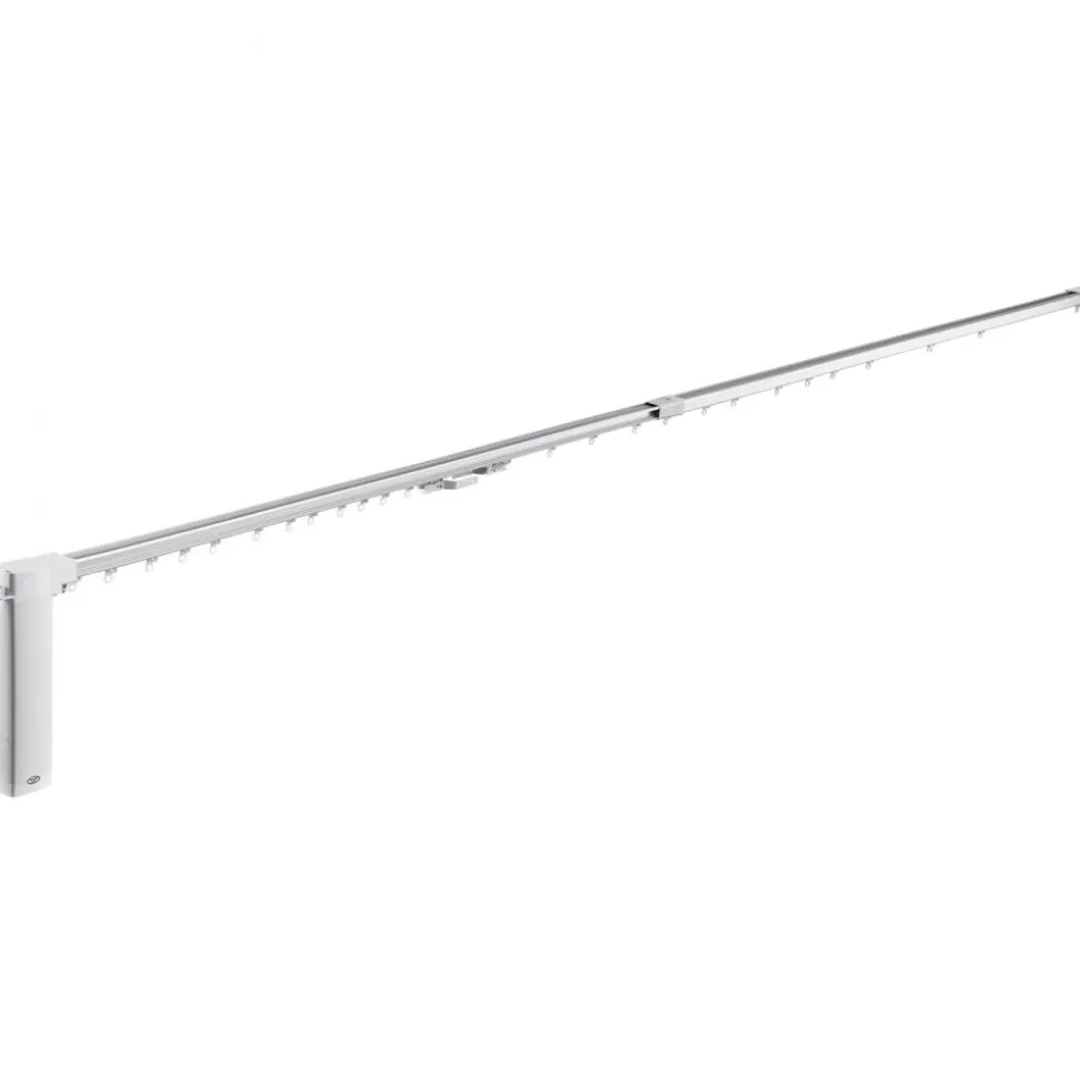 VEVOR Smart Electric Curtain Track, 71-118 inch Adjustable Length, Motorized Rod with Remote, Ceiling and Wall Mount, Automated Curtain Track System Compatible with Alexa, Google Home, App Control
