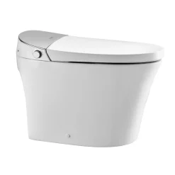 VEVOR Smart Toilet, Air Drying, Elongated Smart Toilet with Heated Seat, Clean Nozzle & Auto Freshening System, Auto Open/Close Toilet with Remote Control & LED Digital Display, Fits for Bathrooms