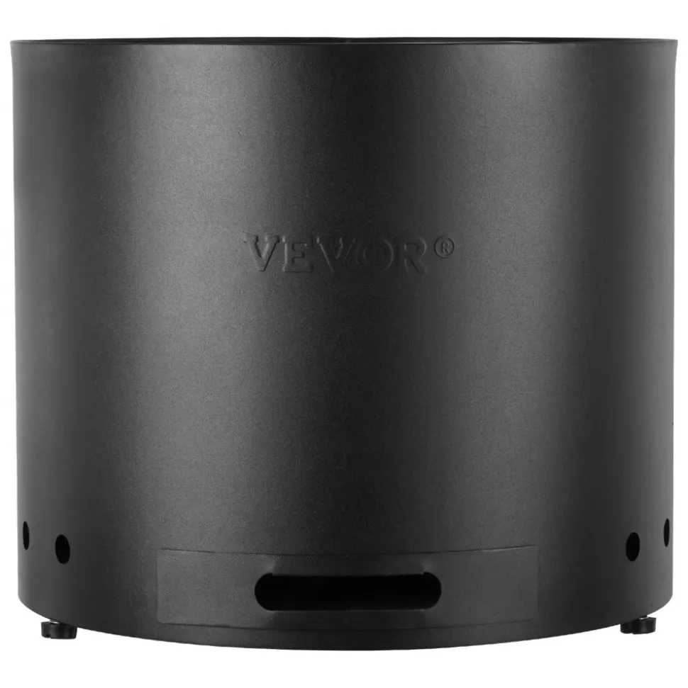 VEVOR Smokeless Fire Pit Stove Bonfire, H: 12.6 in x Dia: 15 in ,Wood Burning Fireplaces with Removable Ash Pan, SUS430 Stainless Steel inner Portable Outdoor Firepit, Ideal for Outdoor Patio Camping