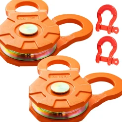 VEVOR Snatch Block, 11T/25,000 LBS Working Load Limit, Heavy Duty Winch Pulley for 0.55