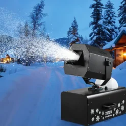 VEVOR Snow Machine, 2000W 90°Shaking Head Snow Maker by Wireless/Wired Remote Control, High Output Snowmaking Machine Coverage up to 25 ㎡ with 5L Tank for Christmas Wedding Parties