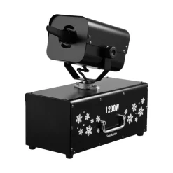 VEVOR Snow Machine, 1200W 90° Shaking Head Snow Maker with Wireless Remote Control, High Output Snowmaking Machine Coverage up to 12 ㎡ for Christmas Wedding Parties Stage Snowflake Effect