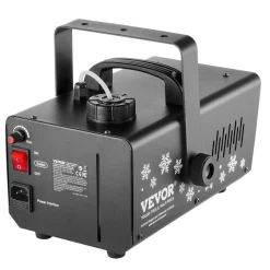 VEVOR Snow Machine, 800W Snow Making Machine with 8 LED RGB Lights and Remote Control, High Output Snowflake Maker Stage Snow Effect for Christmas, Halloween, Wedding, DJ Parties and Valentine's Day