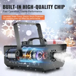 VEVOR Snow Machine, 650W Wireless Remote Control Snow Maker Machine with 1L Tank High Output Portable Premium Artificial Snowflake Machines for Christmas Holidays Parties Wedding Stage Effect