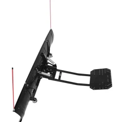VEVOR Snow Plow Blade, 43 in/72 in Width Adjustable Snow Plow Kit, Easy to Detach, Universal Mount Plowing Attachment with Rubber Flaps, Heavy Duty Steel Blade, Compatible with Most UTV & ATV