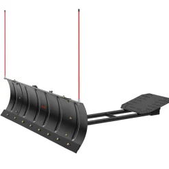 VEVOR Snow Plow Kit 43 in/60 in Width Adjustable Universal Plow Attachment, for Most ATVs and UTVs, Height & Left-Right Adjustable, 3 Mount Options, Steel ATV Scrape Blade, Efficient Snows Clearing