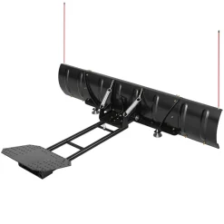 VEVOR Snow Plow Kit 43 in/60 in Width Adjustable Universal Plow Attachment, for Most ATVs and UTVs, Height & Left-Right Adjustable, 3 Mount Options, Steel ATV Scrape Blade, Efficient Snows Clearing