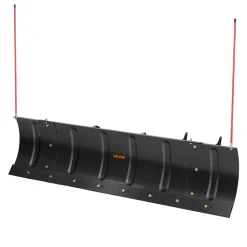 VEVOR Snow Plow Kit 43 in/60 in Width Adjustable Universal Plow Attachment, for Most ATVs and UTVs, Height & Left-Right Adjustable, 3 Mount Options, Steel ATV Scrape Blade, Efficient Snows Clearing