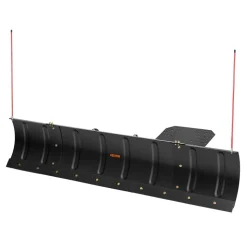 VEVOR Snow Plow Kit 43 in/72 in Width Adjustable Universal Plow Attachment, for Most ATVs and UTVs, Height & Left-Right Adjustable, 3 Mount Options, Steel ATV Scrape Blade, Efficient Snows Clearing