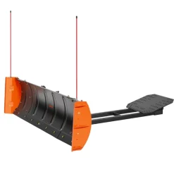 VEVOR Snow Plow Kit 43 in/60 in Width Adjustable Plow Attachment Side Wings, for Most ATVs & UTVs, Height & Left-Right Adjustable, 3 Mount Options, Universal Steel ATV Scrape Blade, Efficient Clearing