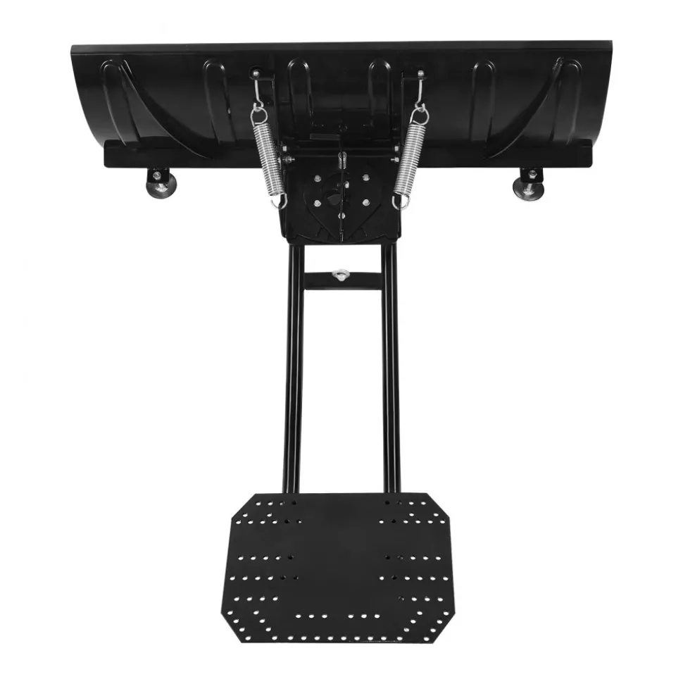 VEVOR Snow Plow Kit 48 in Universal Plow Attachment 3 Mount Options Black, for Most ATVs and UTVs, Height & Left-Right Adjustable, Quick to Detach, Steel ATV Scrape Blade, Efficient Snows Clearing