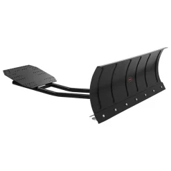 VEVOR Snow Plow Kit 48 in Universal Plow Attachment 3 Mount Options Black, for Most ATVs and UTVs, Height & Left-Right Adjustable, Quick to Detach, Steel ATV Scrape Blade, Efficient Snows Clearing