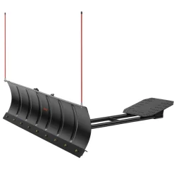 VEVOR Snow Plow Kit 60 in Universal Plow Attachment 3 Mount Options Black, for Most ATVs and UTVs, Height & Left-Right Adjustable, Quick to Detach, Steel ATV Scrape Blade, Efficient Snows Clearing