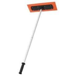 VEVOR Snow Roof Rake, 4ft Long Reach Car Roof Snow Scraper, 17.7 in Foam Blade for No Scratches, Non-Slip Handle, Lightweight Snows Removal Tool for Vehicle Garage Rooftop Leaves Debris Clearing
