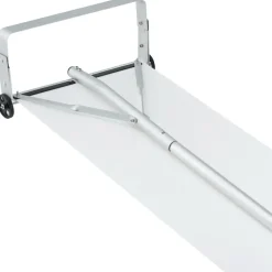 VEVOR Snow Roof Rake, 30ft Reach Aluminium Roof Shovel with Slide Cloth, Premium 19" Blade Snow Removal Tool, Safe on Roof with Roll Wheels, Anti-Slip Handle, Use for House Roof, Car Snow, Wet Leaves