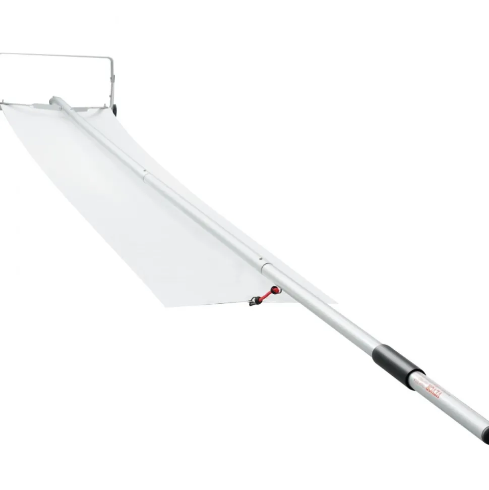 VEVOR Snow Roof Rake, 30ft Reach Aluminium Roof Shovel with Slide Cloth, Premium 19" Blade Snow Removal Tool, Safe on Roof with Roll Wheels, Anti-Slip Handle, Use for House Roof, Car Snow, Wet Leaves