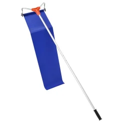 VEVOR Snow Roof Rake, 17 in Aluminum Blade, 4.1-17.2 ft Adjustable Roof Snow Scraper with Wheels & Slide, Lightweight Snows Removal Tool for House Rooftop Leaves Debris Clearing