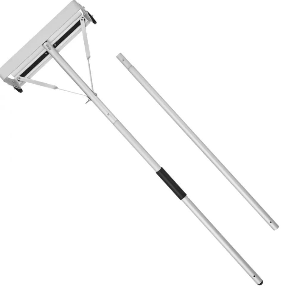 VEVOR Snow Roof Rake, 18.5 in Aluminum Blade, 5.2-30 ft Adjustable Roof Snow Scraper with Wheels & Slide, , Lightweight Snows Removal Tool for House Rooftop Leaves Debris Clearing