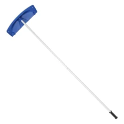 VEVOR Snow Roof Rake, 24 in PP Plastic Blade, 3.8-18.2 ft Adjustable Roof Snow Scraper with Wheels, Anti-Slip Handle Snows Removal Tool, Lightweight House Rooftop Rake for Leaves Debris Removal